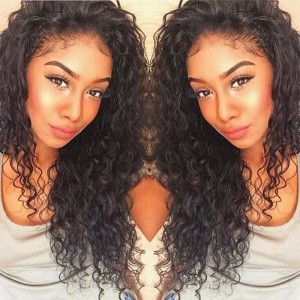 Brazilian Deep Wave Lace Front Human Hair Wigs Pre-Plucked Natural Hairline 150% Density Wigs No Shedding No Tangle