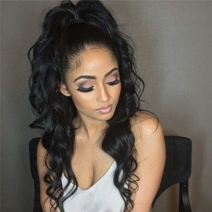 360 Circular Lace Wigs 180% Density Full Lace Wigs Loose Wave Natural Hairline Human Hair Wigs