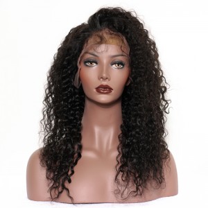 360 Lace Wigs 180% Density Full Lace Wigs 7A Brazilian Hair Brazilian Curl Wave Human Hair Wigs