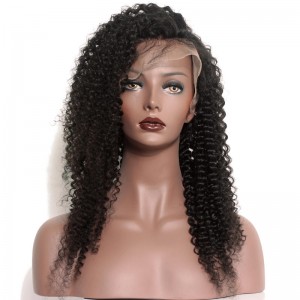 360 Lace Frontal Wigs 180% Density Full Lace Human Hair Wigs Kinky Curly Lace Front Human Hair Wigs