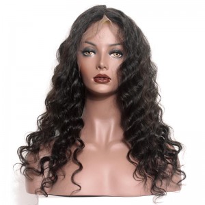 Brazilian Lace Front Ponytail Wigs Loose Wave Pre-Plucked Natural Hair Line 150% Density wigs No Shedding No Tangle