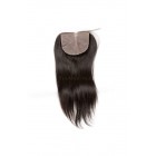 Natural Color Silk Straight Brazilian Virgin Hair Silk Base Closure 4x4inches