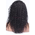 250% Density Brazilian Virgin Hair Kinky Curly Lace Front Human Hair Wigs