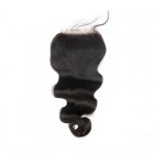 Hot Sale Virgin Human Hair Lace Top Closure Natural Color 4x4inches