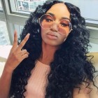 Lace Front Ponytail Wigs Deep Wave with Baby Hair Pre-Plucked Natural Hair Line 150% Density wigs
