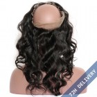 360 Lace Frontal Band Malaysian Virgin Hair Body Wave Lace Frontals With Baby Hair