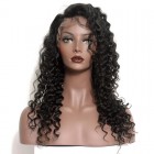 Malaysian Deep Wave Lace Front Wigs Pre-Plucked Natural Hairline 150% Density Lace Front Human Hair Wigs