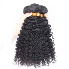 Natural Looking Brazilian Virgin Human Hair 3B 3C Kinky Curly Hair Weave 3 Bundles