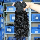 European Virgin Human Hair Water Wave Hair Weave Natural Color 3 Bundles