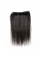 Malaysian Virgin Hair Silky Straight Three Part Lace Closure with 3pcs Weaves