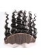 Natural Color Loose Wave Peruvian Virgin Hair Lace Frontal Free Part With 3pcs Weaves 