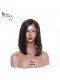 200% Density Straight Human Hair Short Bob Wig For Women Natural Color Brazilian Lace Front Human Hair Wigs