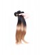 Ombre Hair Weave Color 1b/#27 Straight Virgin Human Hair 3 Bundles