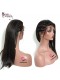 Pre Plucked 360 Lace Wigs 180% Density Full Lace Human Hair Wigs Virgin Brazilian Straight Lace Wigs