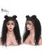 250% Density Pre-Plucked Full Lace Wigs Malaysian Virgin Hair Kinky Curly Lace Front Wigs Natural Hair Line 