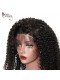 250% Density Pre-Plucked Full Lace Wigs Malaysian Virgin Hair Kinky Curly Lace Front Wigs Natural Hair Line 