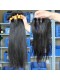 Natural Color Silk Straight Brazilian Virgin Human Hair Weaves 4pcs Bundles 