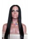 Natural Color Silk Straight Silk Top Lace Wigs Brazilian Virgin Human Hair