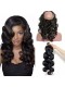 360 Lace Frontal Closure With 3 Bundles Brazilian Virgin Hair Body Wave 360 Lace Band