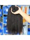 Kinky Straight Natural Color Brazilian Virgin Human Hair Weave 4 Bundles