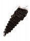 European Virgin Hair Deep Wave Free Part Lace Closure 4x4inches Natural Color