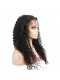 Natural Color Unprocessed Indian Remy 100% Human Hair Deep Wave Full Lace Wigs