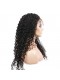 Natural Color Deep Wave Wavy Full Lace Human Hair Wigs Brazilian Virgin Human Hair