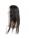 Pre-Plucked Lace Front Human Hair Wigs Natural Hairline Silk Straight Malaysian Ponytail Wigs 150% Density