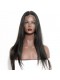 Pre-Plucked Lace Front Human Hair Wigs Natural Hairline Silk Straight Malaysian Ponytail Wigs 150% Density