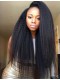 Natural Color Kinky Straight Brazilian Virgin Human Hair Extensions Weave 3 Bundles