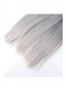 Ombre Hair Weave Color 1b/#Grey Brazilian Silky Straight Virgin Human Hair