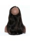 360 Frontal Closure With 3 Bundles Straight Brazilian Virgin Hair 360 Lace Band Frontal 