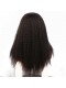 Natural Color Full Lace Human Hair Wigs Kinky Straight Malaysian Virgin Human Hair Full Lace Wigs