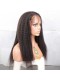 Natural Color Full Lace Human Hair Wigs Kinky Straight Malaysian Virgin Human Hair Full Lace Wigs