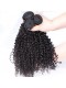 Natural Color Kinky Curly Hair Weaves Brazilian Virgin Human Hair 3 Bundles
