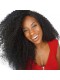 Natural Color Kinky Curly Hair Weaves Brazilian Virgin Human Hair 3 Bundles