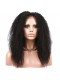 Natural Color Afro Kinky Curly Full Lace Human Hair Wig Brazilian Virgin Hair Full Lace Wigs