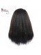 250% Density Kinky Straight Lace Front Human Hair Wigs Pre-plucked Brazilian Human Hair Wigs