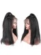 250% Density Kinky Straight Lace Front Human Hair Wigs Pre-plucked Brazilian Human Hair Wigs