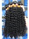 Natural Color Mongolian Kinky Curly Virgin Human Hair Weaves 3 Bundles