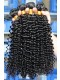 Natural Color Malaysian Virgin Hair Kinky Curly Hair Weave 3 Bundles