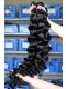 Natural Color Peruvian Virgin Human Hair Loose Wave Hair Weave 3pcs Bundles