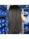 Peruvian Virgin Human Hair Yaki Straight Hair Weave Natural Color 3 Bundles