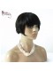 Brazilian None Lace Wig Short Human Hair Wigs Natural Color for Black Women