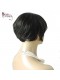 Brazilian None Lace Wig Short Human Hair Wigs Natural Color for Black Women