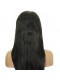 Natural Color Silk Straight 100% Brazilian Virgin Human Hair Wig Lace Front Wigs