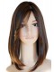 Brown Color European Virgin Hair Silky Straight Jewish Silk Top Full Lace wigs