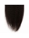 Natural Color Kinky Straight Brazilian Virgin Human Hair Extensions Weave 3 Bundles