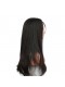 Brazilian Virgin Human Hair Yaki Straight Full Lace Human Hair Wigs Natural Color