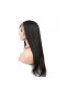 Natural Color Light Yaki Straight Unprocessed Peruvian Virgin Human Hair Full Lace Human Hair Wigs